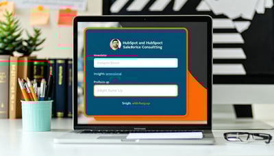 Newsletter signup for HubSpot and Salesforce consulting insights